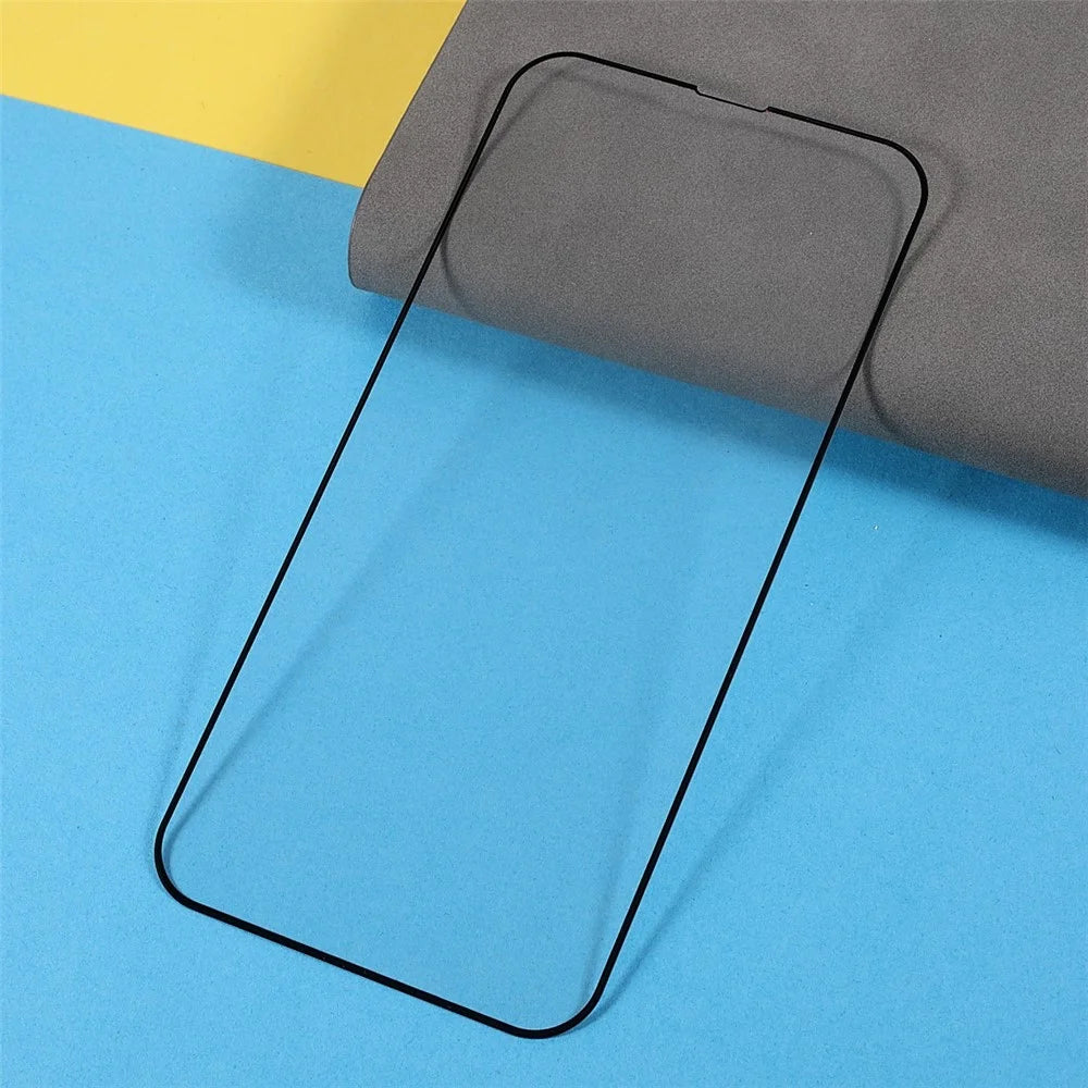 Electroplating Silk Printing Tempered Glass Screen Protector Film for iPhone 13 / 13 Pro / 14 - 6