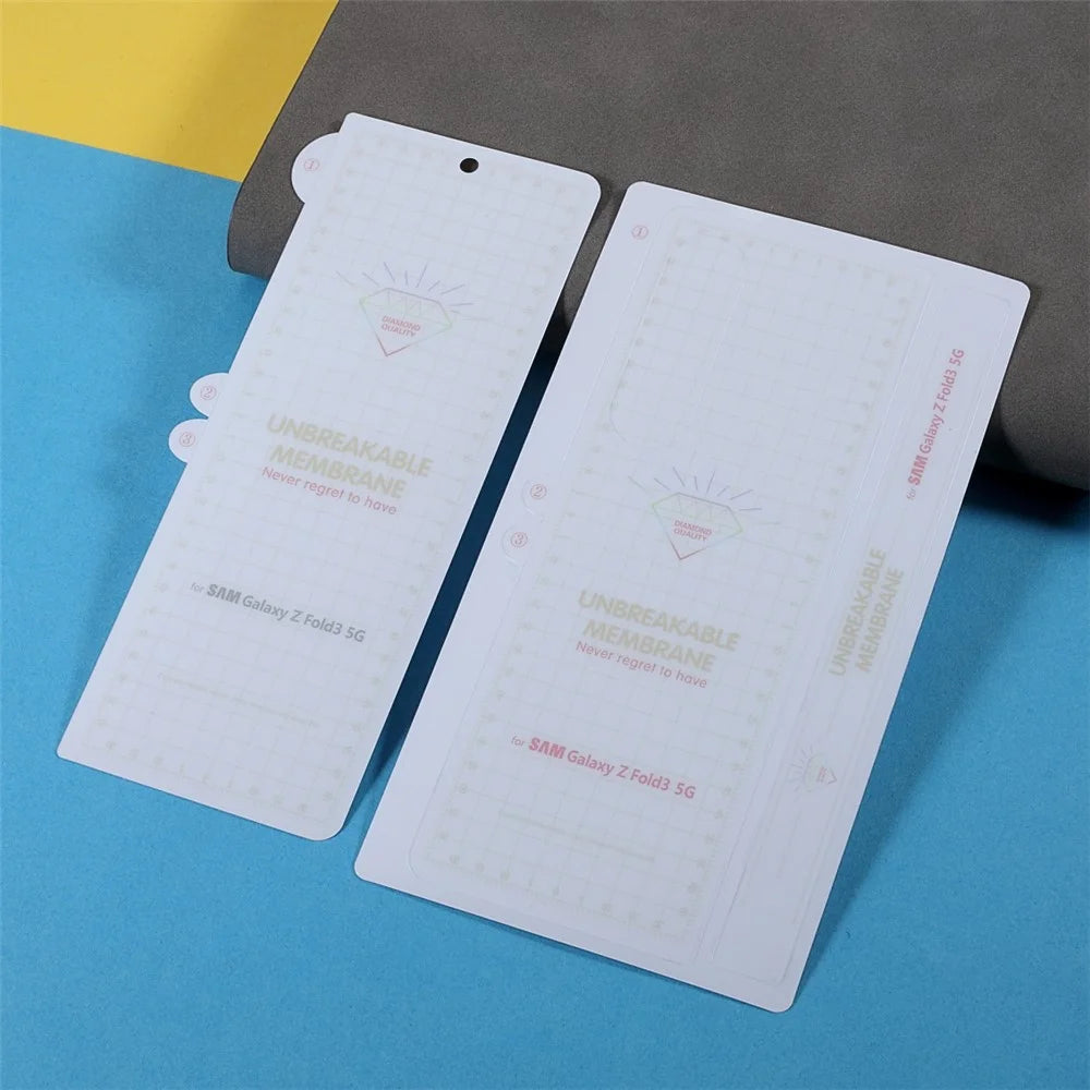 Flexible Folding Full Coverage Front and Back Soft TPU Protective Film Set for Samsung Galaxy Z Fold3 5G - 7