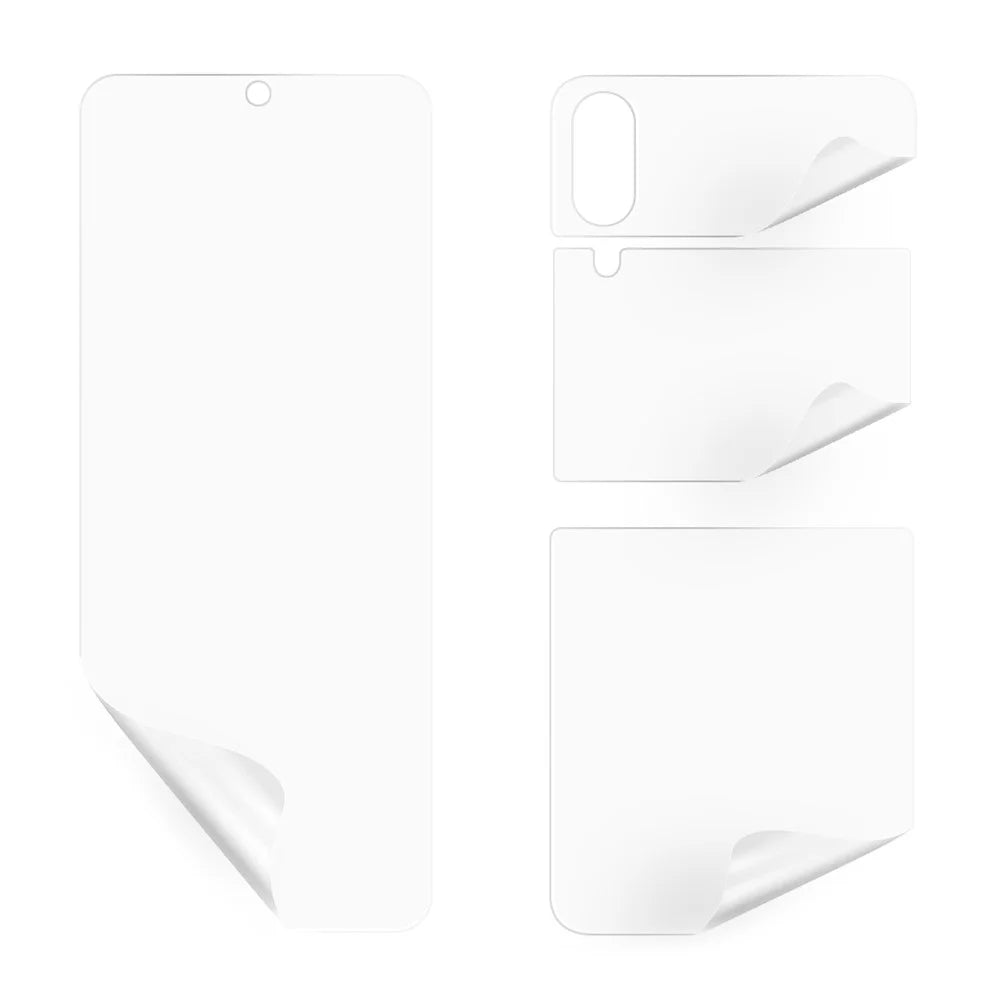 Full Coverage Front and Back Soft TPU Protective Film Set for Samsung Galaxy Z Flip3 5G - 2
