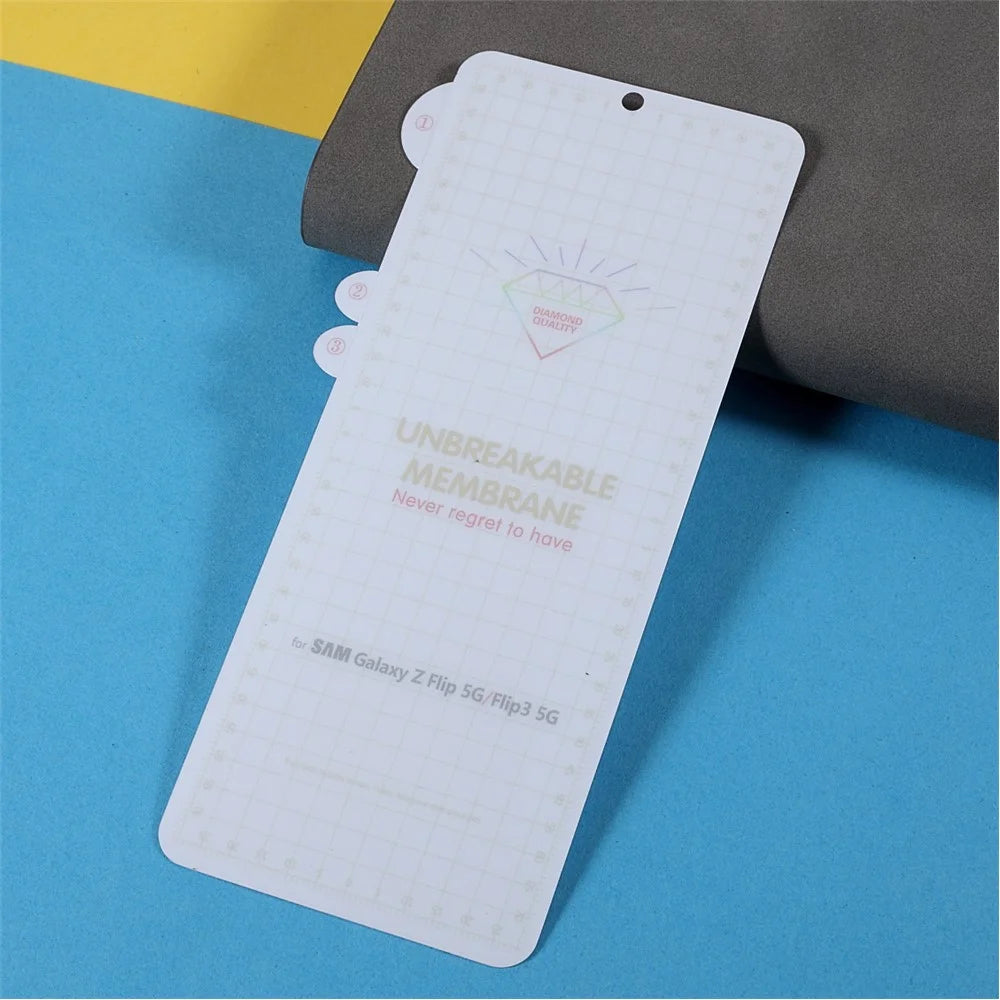 Full Coverage Front and Back Soft TPU Protective Film Set for Samsung Galaxy Z Flip3 5G - 4