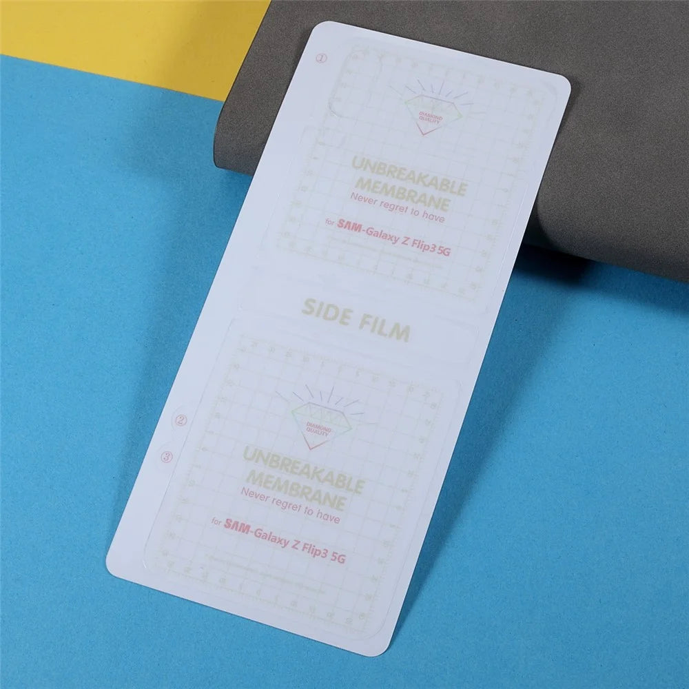 Full Coverage Front and Back Soft TPU Protective Film Set for Samsung Galaxy Z Flip3 5G - 5