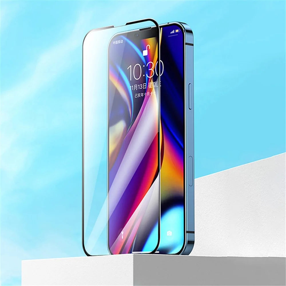 REMAX Wear-Resistant Anti-Explosion Full Glue Full Screen Coverage Curved Tempered Glass Screen Protector for iPhone 13 mini 5.4 inch - 1
