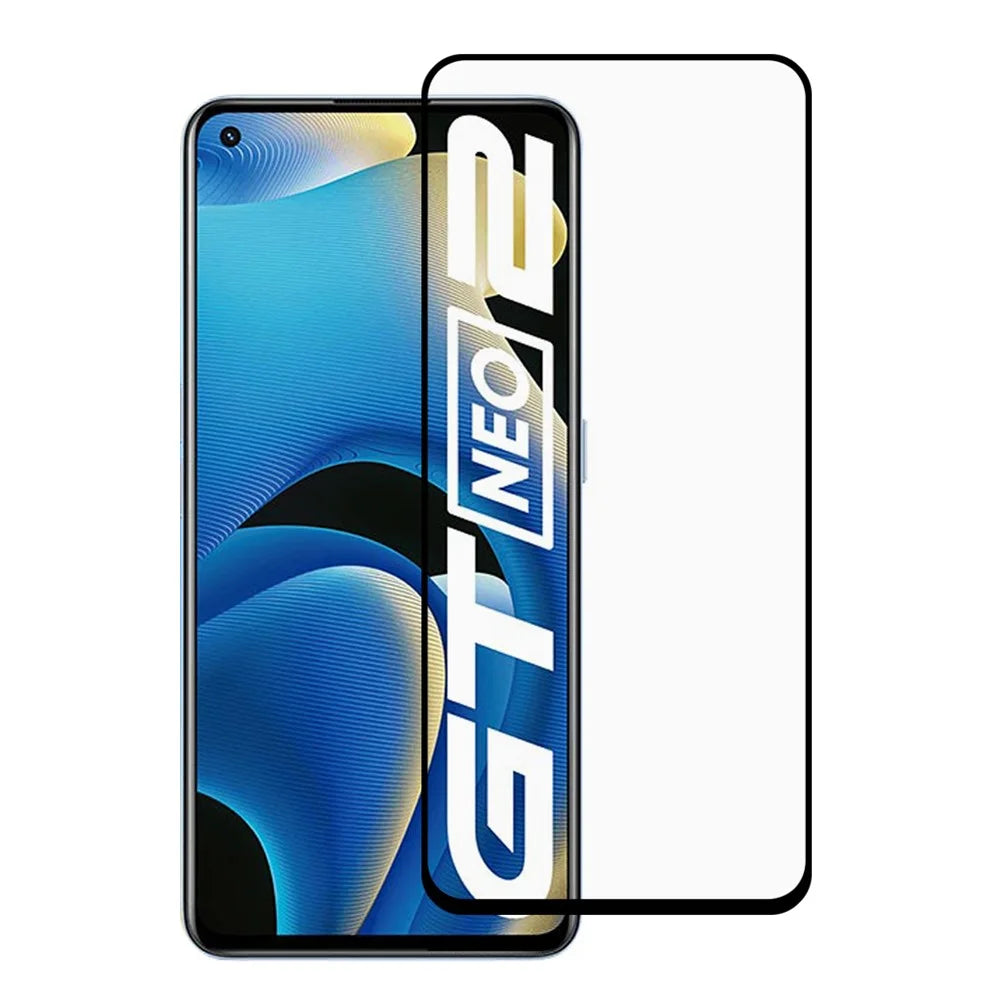 HD Anti-Explosion Full Glue Thin Complete Covering Silk Printing Tempered Glass Screen Protector for Realme GT Neo2 5G/GT Neo 3T 5G - 1