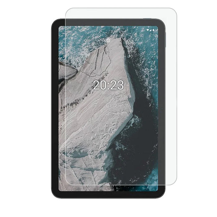 Full Coverage Ultra Clear 0.3mm Straight Edge Tempered Glass Screen Protector for Nokia T20 - 1