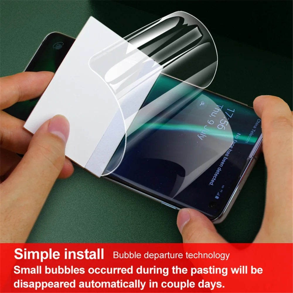 For iPhone 13 / 13 Pro / 14 IMAK 2Pcs / Set HD Transparent  Hydrogel Protective Film III Full Coverage Soft TPU Back Protector - 6