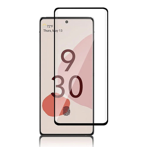 Full Cover Side Glue Premium 9D Silk Printing Tempered Glass Screen Protector for Google Pixel 6 Pro - 1