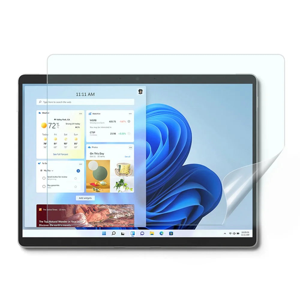 For Microsoft Surface Pro 11 / 10 / 9 / 8 PET Screen Protector Full Coverage Transparent Ultra-Thin  Film - 1