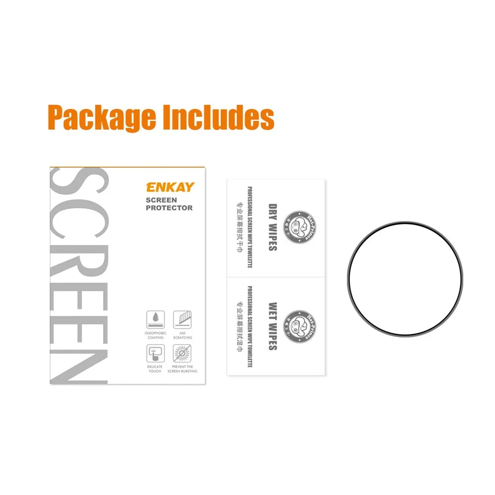 ENKAY HAT PRINCE Full Coverage 3D Curved Soft PC Edge + PMMA Ultra Thin Hardness HD Clear Screen Protector for Xiaomi Watch Color 2 - 7