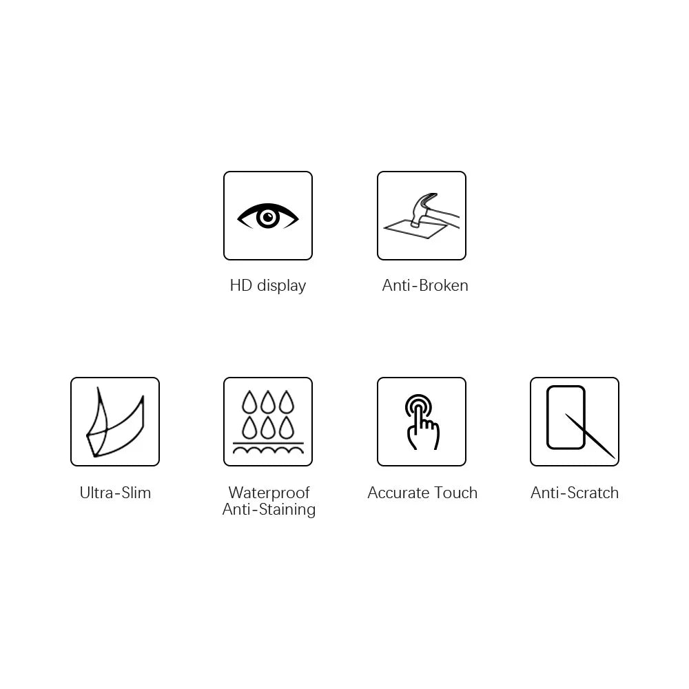 For Samsung Galaxy Tab A8 10.5 (2021) Screen Protector HD Clarity Full Coverage Straight Edges Anti-fingerprint Tempered Glass Film - 4