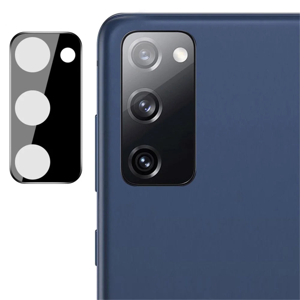 IMAK HD Clarity Bubble Free Tempered Glass Camera Lens Protector (Black Version) for Samsung Galaxy S20 Lite / S20 FE 4G / S20 FE 5G/S20 FE 2022 - 2