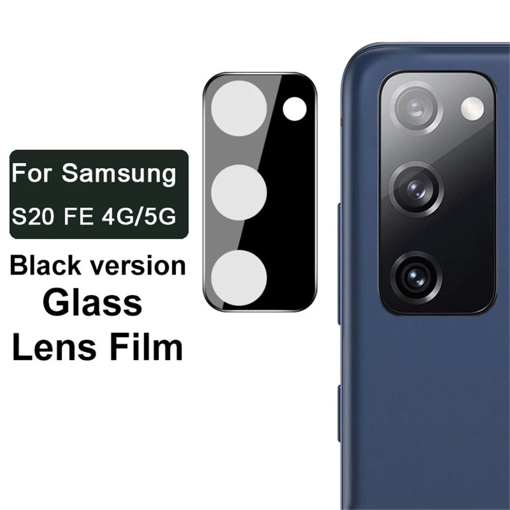 IMAK HD Clarity Bubble Free Tempered Glass Camera Lens Protector (Black Version) for Samsung Galaxy S20 Lite / S20 FE 4G / S20 FE 5G/S20 FE 2022 - 4