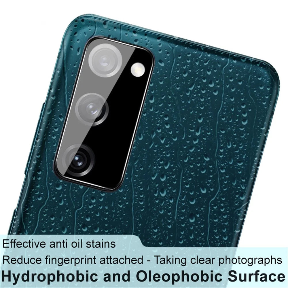 IMAK HD Clarity Bubble Free Tempered Glass Camera Lens Protector (Black Version) for Samsung Galaxy S20 Lite / S20 FE 4G / S20 FE 5G/S20 FE 2022 - 6