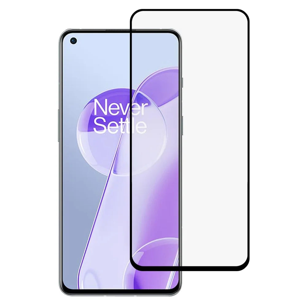 RURIHAI Full Cover Full Glue Secondary Hardening 2.5D 9H Scratch-Resistant Tempered Glass Screen Protector for OnePlus 9RT 5G - 1