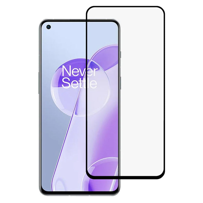 RURIHAI Full Cover Full Glue Secondary Hardening 2.5D 9H Scratch-Resistant Tempered Glass Screen Protector for OnePlus 9RT 5G - 1