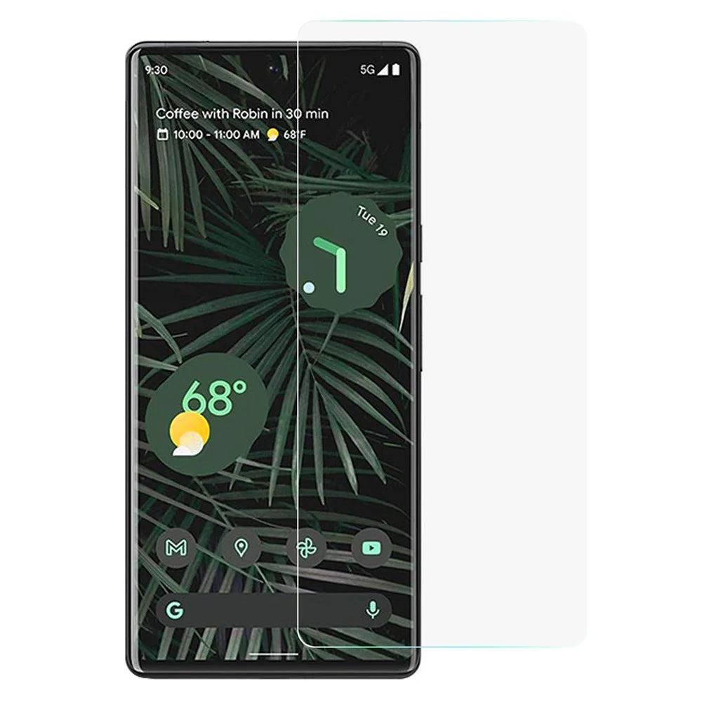 0.3mm Arc Edge Anti-Scratch Case Friendly HD Clear Tempered Glass Screen Protector Film for Google Pixel 6 - 1