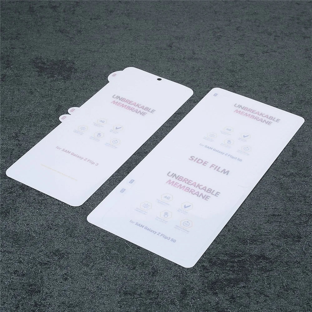 1 Set Matte Anti-fingerprint Complete Covering PET Screen Protector Film for Samsung Galaxy Z Flip3 5G - 4