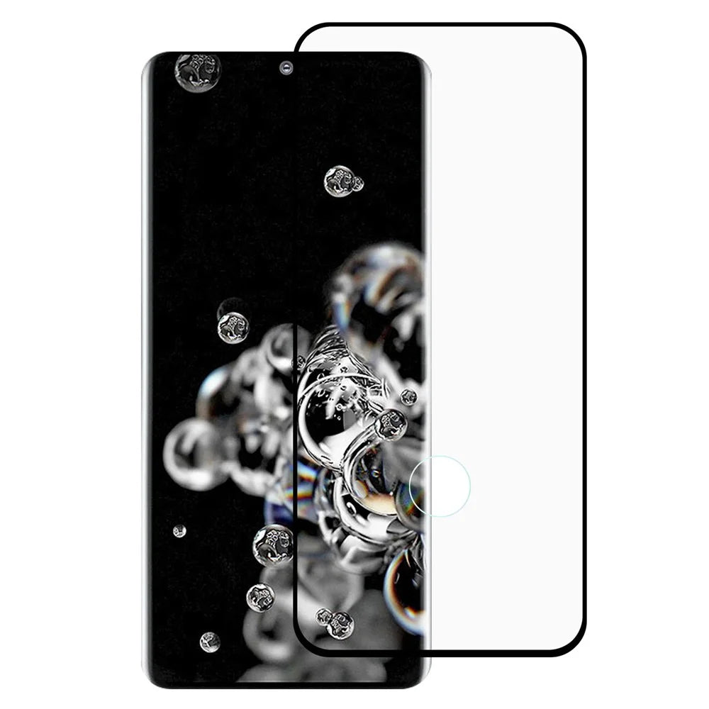 Full Glue Full Coverage Super Clear 3D Curved Tempered Glass Film for Samsung Galaxy S20 Ultra (Support for Fingerprint Unlocking) - 1