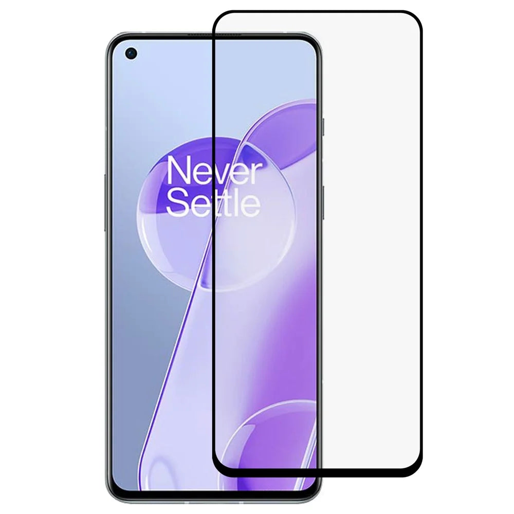 Full Glue Silk Printing Full Coverage Tempered Glass Screen Protector for OnePlus 9RT 5G - 1