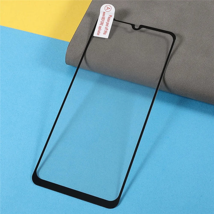 Full Glue Silk Printing Tempered Glass Film Full Screen Protector for Samsung Galaxy A13 5G - 6