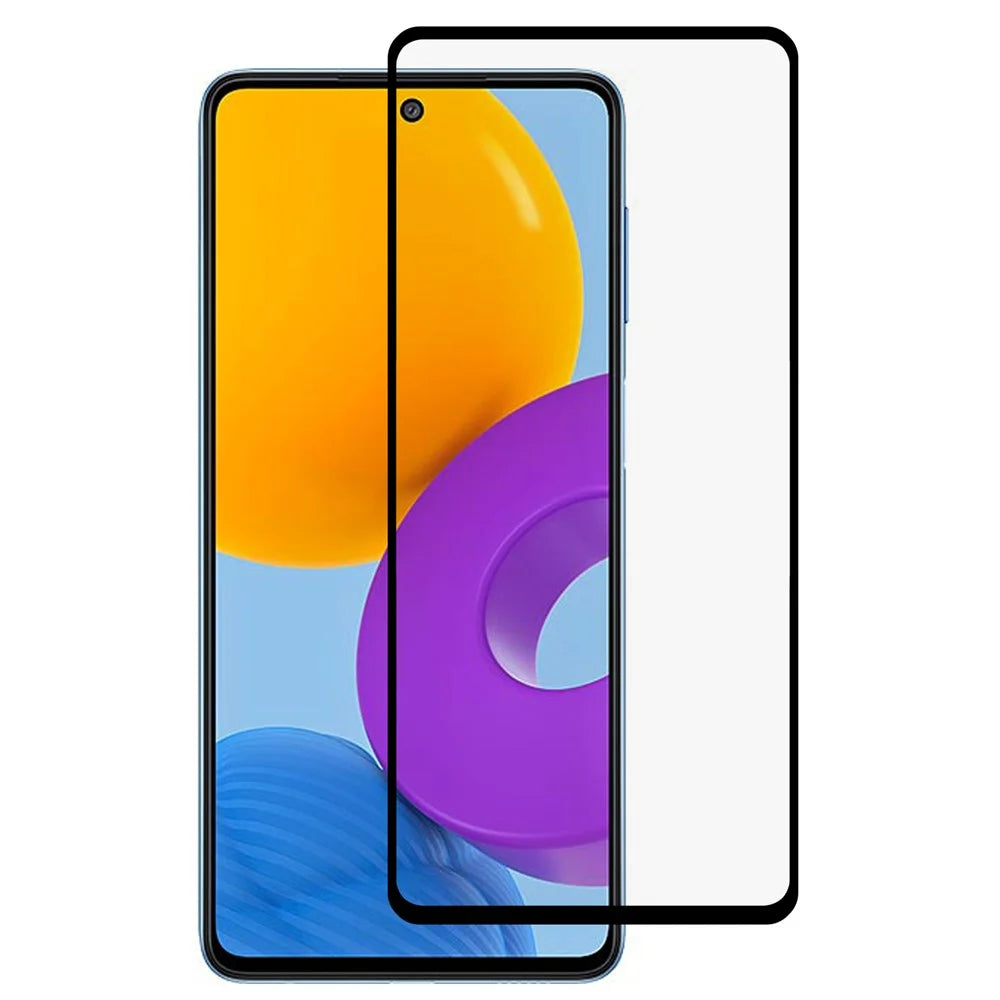 Full Screen Full Glue Silk Printing Tempered Glass Screen Protector Guard Film for Samsung Galaxy M52 5G - 1