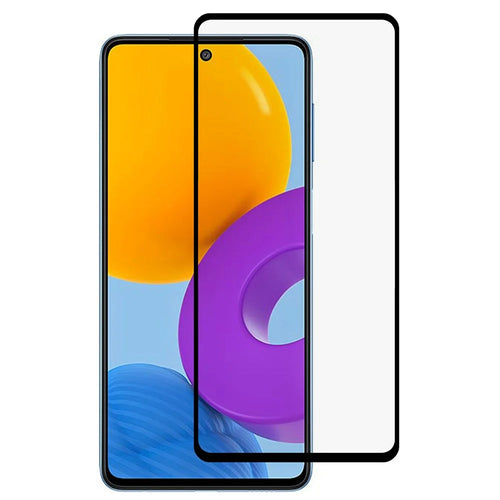 Full Screen Full Glue Silk Printing Tempered Glass Screen Protector Guard Film for Samsung Galaxy M52 5G - 1