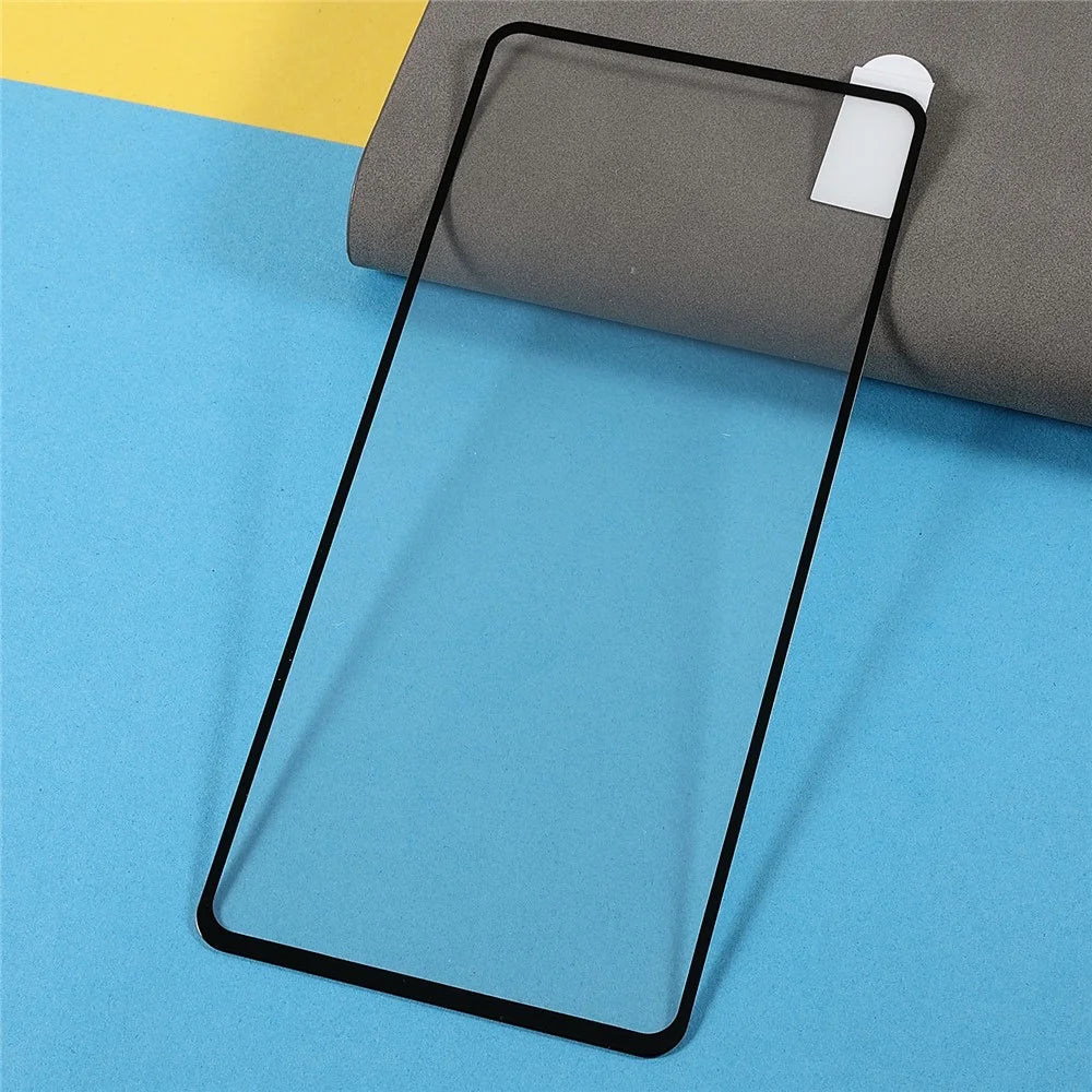 Full Screen Full Glue Silk Printing Tempered Glass Screen Protector Guard Film for Samsung Galaxy M52 5G - 3
