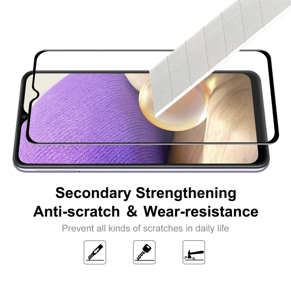 ENKAY HAT PRINCE 2Pcs / Set Full Glue 6D Full-screen Silk Printing Tempered Screen Glass for Samsung Galaxy A32 5G / M32 5G - 5