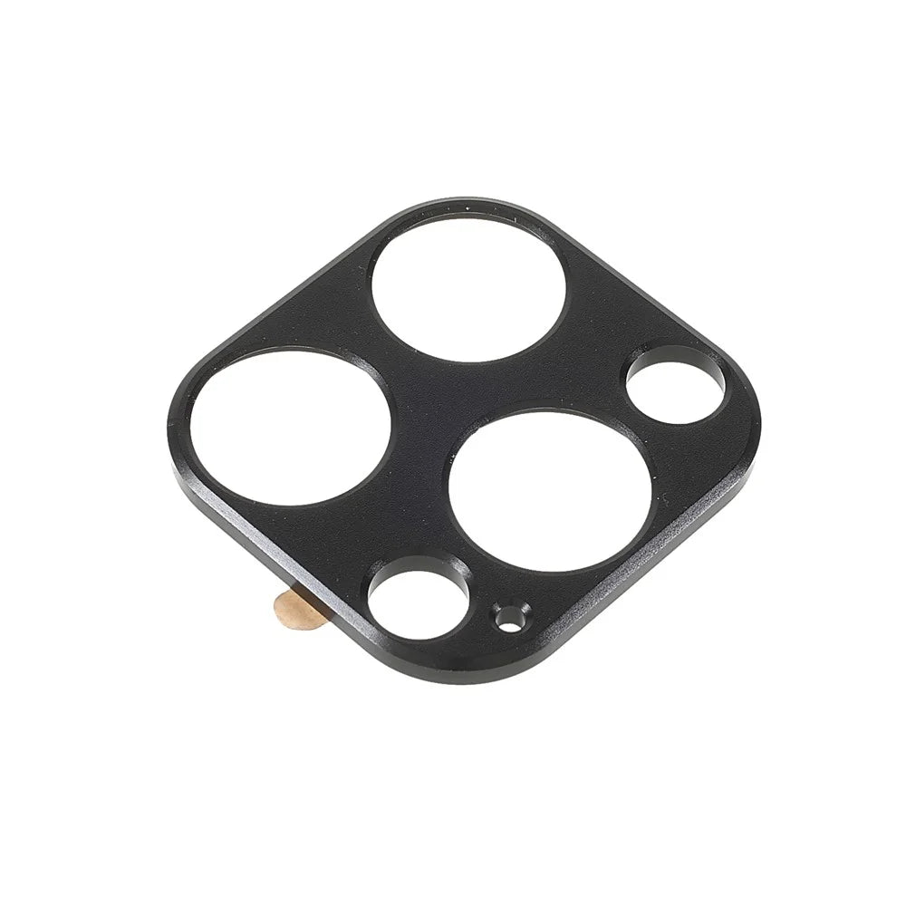 2Pcs/Set Aluminum Alloy Precise Cutout Anti-scratch Camera Lens Protectors for iPhone 13 Pro 6.1 inch/13 Pro Max 6.7 inch - Black - 4