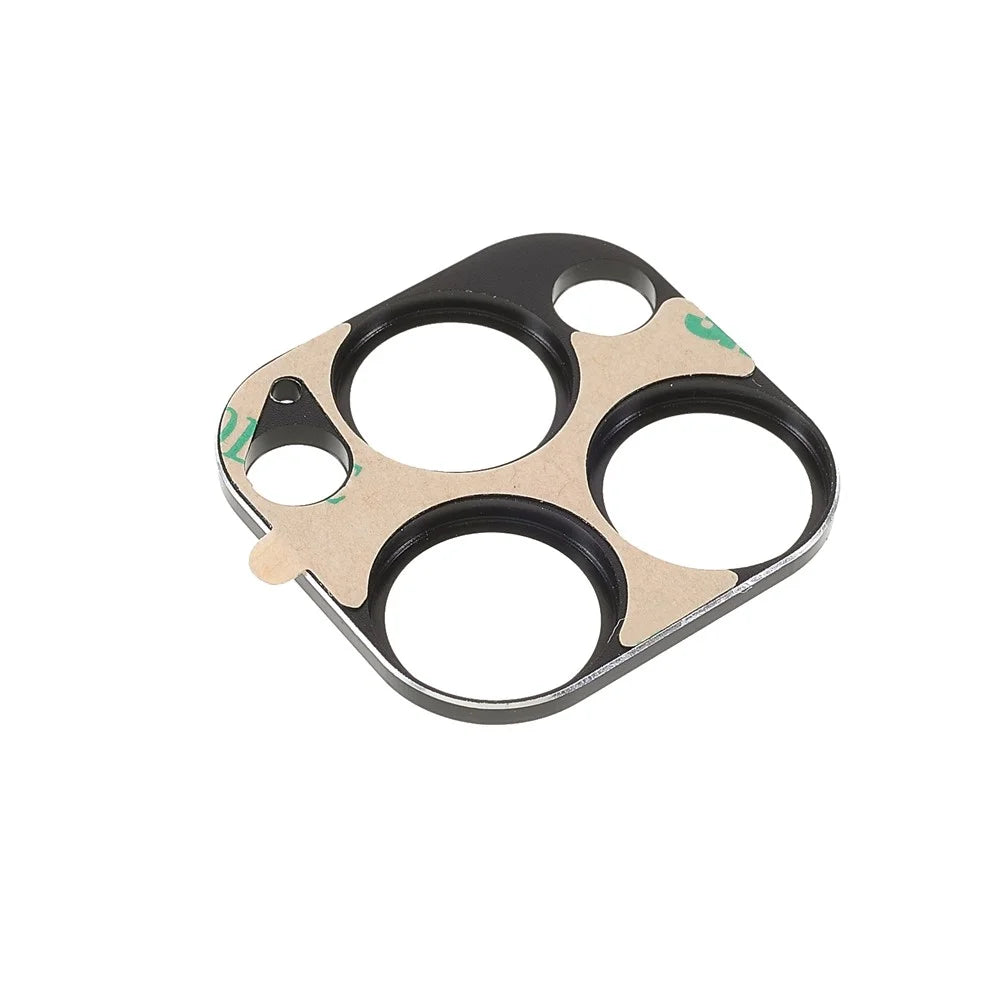 2Pcs/Set Aluminum Alloy Precise Cutout Anti-scratch Camera Lens Protectors for iPhone 13 Pro 6.1 inch/13 Pro Max 6.7 inch - Black - 5