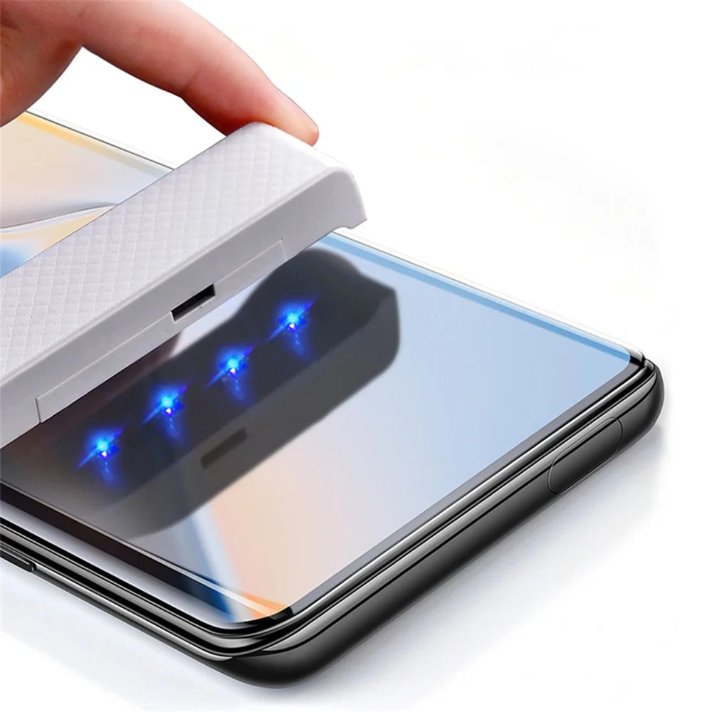MOCOLO Ultra Clear Anti-fingerprint UV Tempered Glass Film 3D Curved Full Coverage Screen Protector for Google Pixel 6 Pro - 5