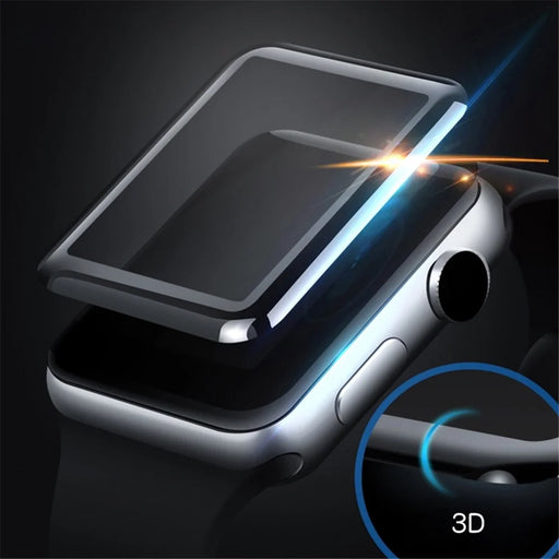 MOCOLO 3D Curved Anti-explosion Full Coverage Tempered Glass Screen Protector for Apple Watch Series 9 / 8 / 7 45mm - 2