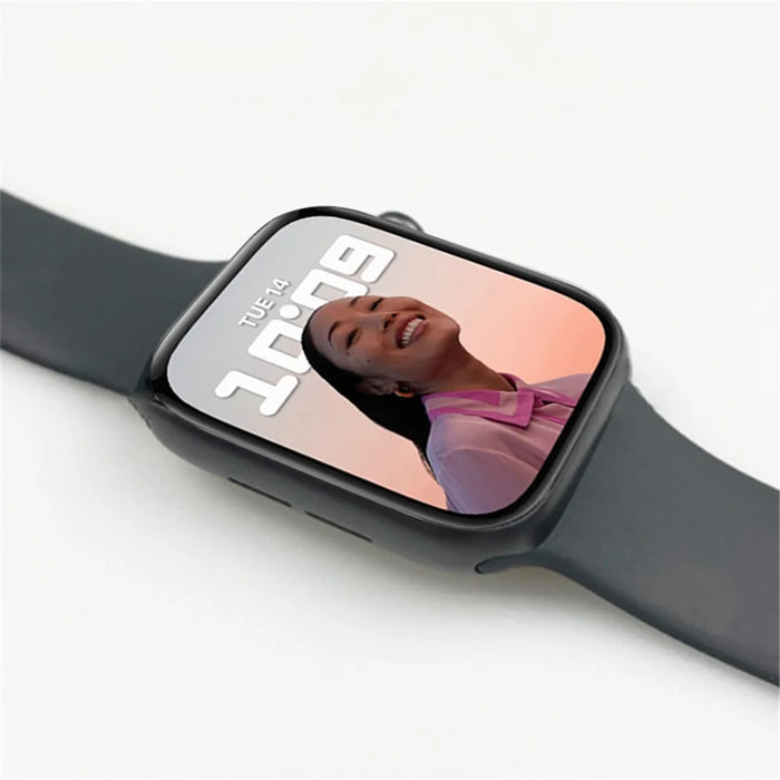 MOCOLO 3D Curved Anti-explosion Full Coverage Tempered Glass Screen Protector for Apple Watch Series 9 / 8 / 7 45mm - 3