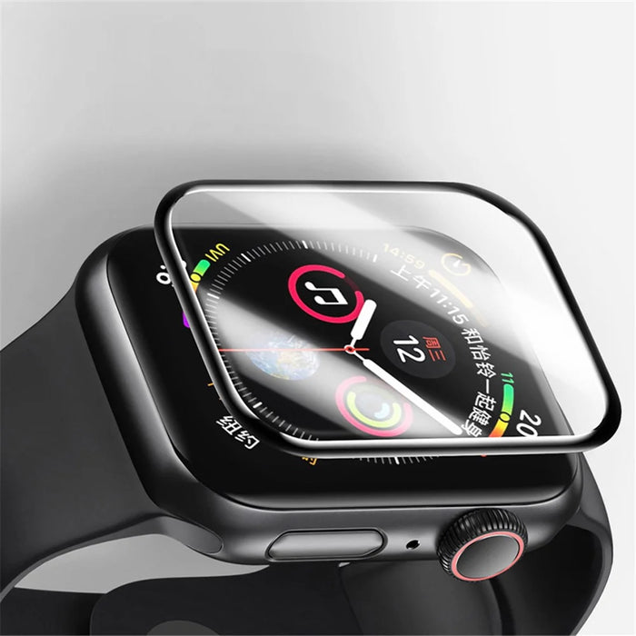 MOCOLO 3D Curved Anti-explosion Full Coverage Tempered Glass Screen Protector for Apple Watch Series 9 / 8 / 7 45mm - 6