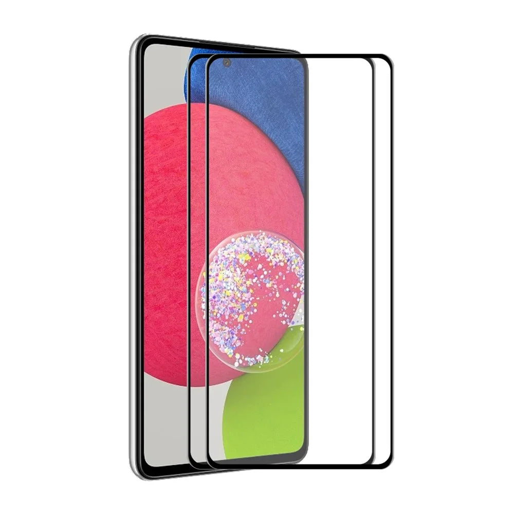 ENKAY HAT PRINCE 2Pcs / Set Full Coverage Anti-fingerprint HD Clarity Full Glue 6D Silk Printing Screen Protector for Samsung Galaxy A52 4G / 5G / A52s 5G - 1