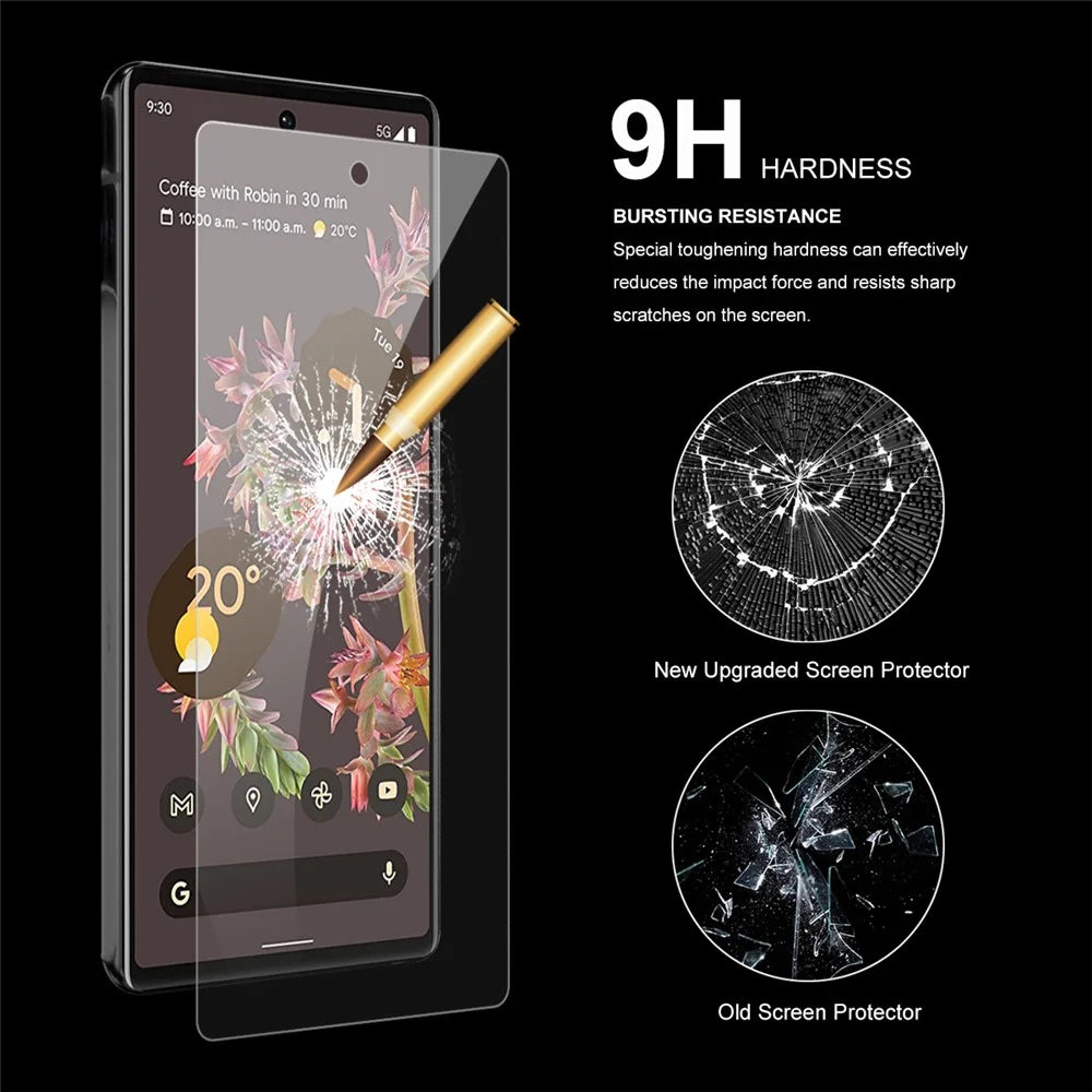 ENKAY HAT PRINCE 2.5D Arc Edge 9H Hardness 0.26mm Ultra-thin Tempered Glass Scratch-resistant Screen Protector for Google Pixel 6 - 5