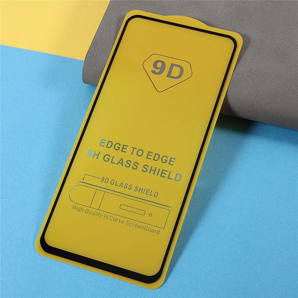 HD Clear Full Coverage Full Glue Secondary Hardening Silk Printing 9D Shatterproof Tempered Glass Film for Oppo A55 4G - 3