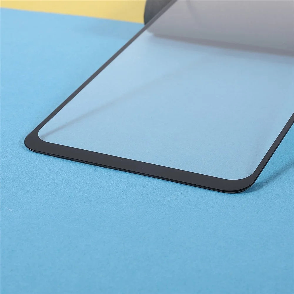 Full Screen Full Glue Solid Defense Silk Printing 9D Anti-explosion HD Clear Tempered Glass Film for Oppo A55 5G - 6