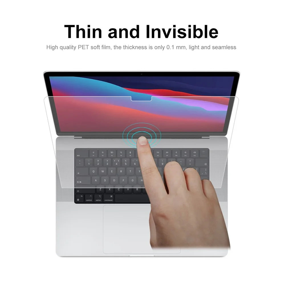 ENKAY HAT PRINCE For MacBook Pro 16 inch (2024) M4 A3403 / A3186 / (2023) M3 A2991 / M2 A2780 / (2021) (A2485) PET Screen Protector - 2