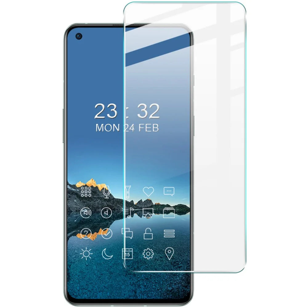 IMAK H Series Anti-oil Anti-explosion Ultra Clear 9H Hardness Tempered Glass Protector for OnePlus 9RT 5G - 1