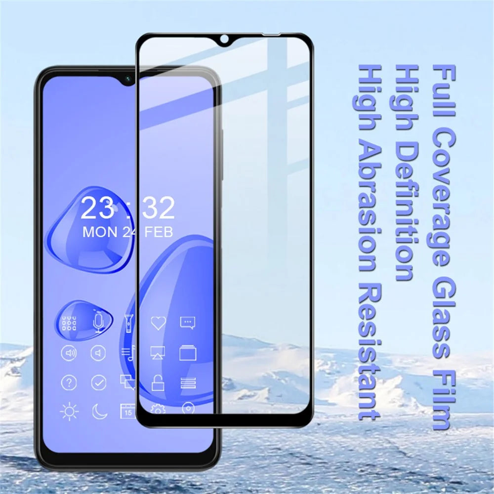 IMAK Pro+ Series HD Clarity 9H Full Cover Full Glue Sensitive Response Tempered Glass Screen Protector for Samsung Galaxy A13 5G - 5
