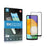 MOCOLO Silk Print Full Glue Arc Design Waterproof Ultra Clear Tempered Glass Full Coverage Screen Protector for Samsung Galaxy A13 5G - Black - 7