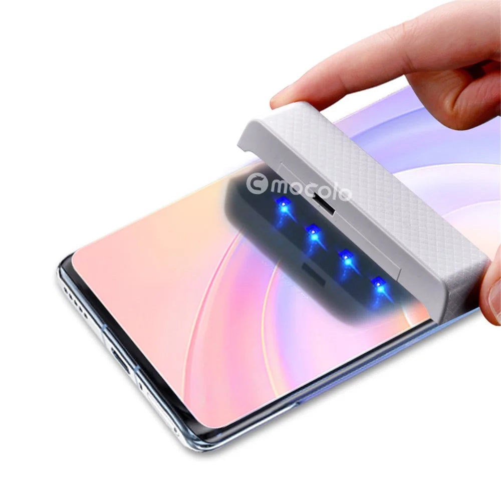 MOCOLO Ultra Clear Anti-oil Waterproof 3D Curved UV Tempered Glass Film Full Coverage Screen Protector for Huawei nova 9/Honor 50 - 4