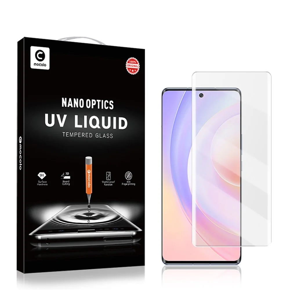 MOCOLO Ultra Clear Anti-oil Waterproof 3D Curved UV Tempered Glass Film Full Coverage Screen Protector for Huawei nova 9/Honor 50 - 7