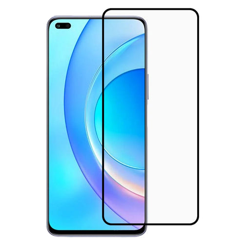 For Honor 50 Lite Full Glue Full Size Silk Printing Anti-explosion Tempered Glass Screen Protector Film - 1