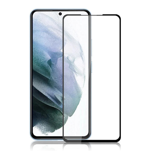 MOCOLO Secondary Hardening Full Protection Full Glue Silk Printing HD Tempered Glass Screen Protector for Samsung Galaxy S22 5G / S23 - Black - 1