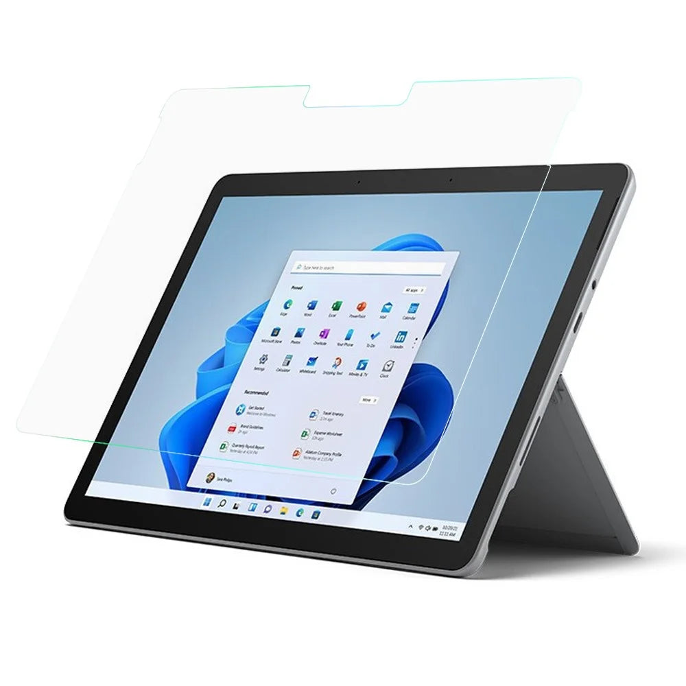 Full Glue HD Clear 0.3mm Thick Anti-Scratch Hard Tempered Glass Screen Film Protector for Microsoft Surface Go 3 10.5'' - 1