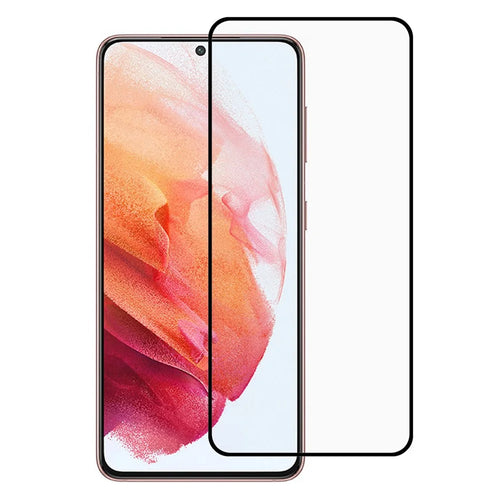 Full Coverage Anti-explosion Ultra-slim Silk Printing Full Glue Tempered Glass Screen Protector Fingerprint Unlock for Samsung Galaxy S22 5G / S23 - 1