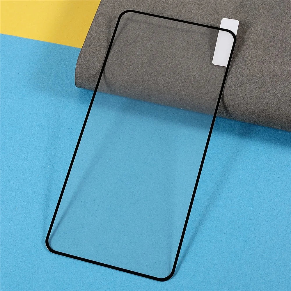 Full Coverage Anti-explosion Ultra-slim Silk Printing Full Glue Tempered Glass Screen Protector Fingerprint Unlock for Samsung Galaxy S22 5G / S23 - 3