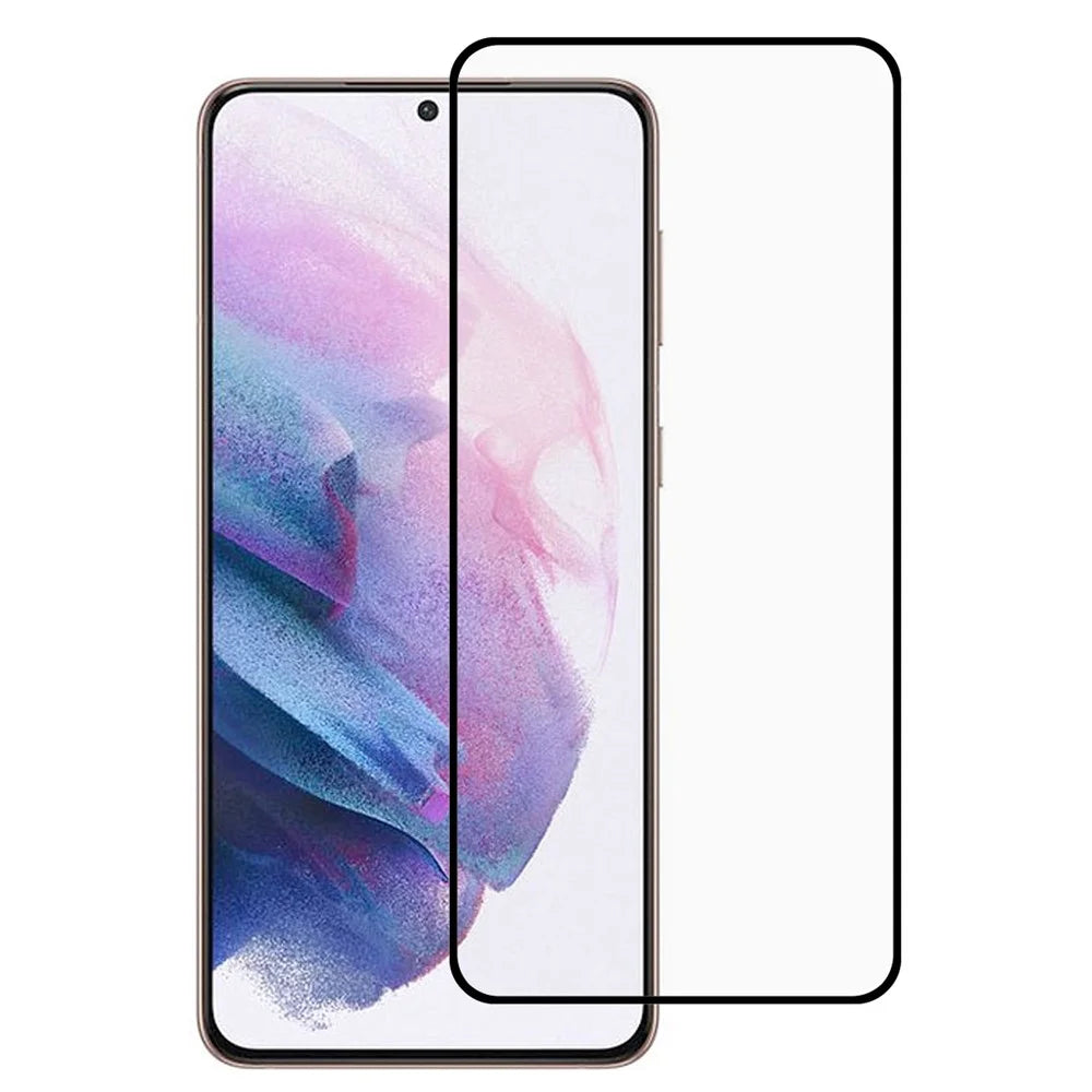 Silk Printing Full Glue Full Coverage Anti-explosion Ultra-slim Tempered Glass Screen Protector Fingerprint Unlock for Samsung Galaxy S22+ 5G / S23+ - 1
