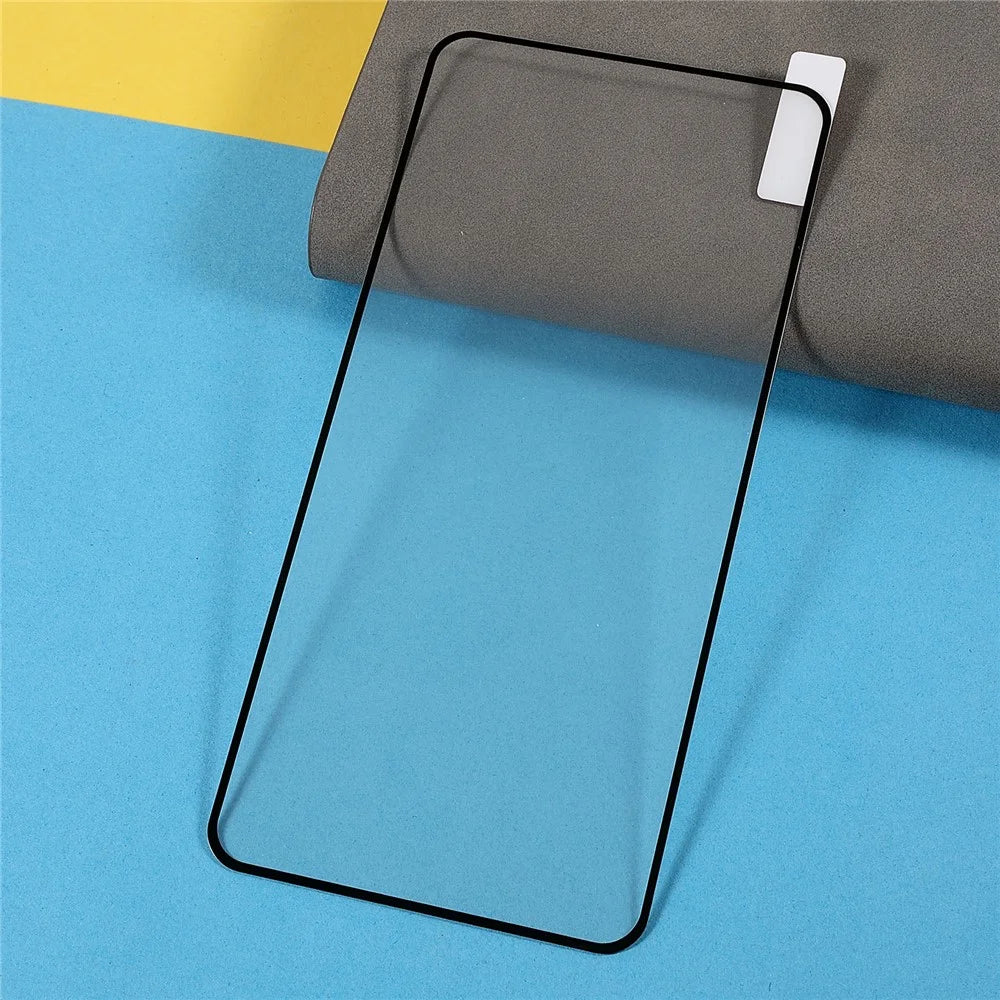 Silk Printing Full Glue Full Coverage Anti-explosion Ultra-slim Tempered Glass Screen Protector Fingerprint Unlock for Samsung Galaxy S22+ 5G / S23+ - 3